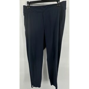 ATHLETA Brooklyn Ankle Pants Blue Travel Athleisure Work Casual Womens Size 6